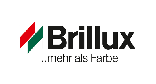 Logo der Firma Brillux ..mehr als Farbe