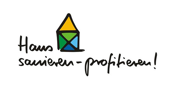 Logo der Kampagne Haus sanieren - profitieren!